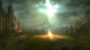 Land of the stricken circle | Free animated motion background | Fantasy scenery animation