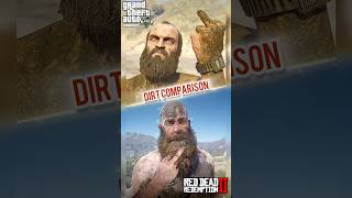 GTAV Vs RDR2; DIRT TEST! MUD PHYSICS🧟‍♂️