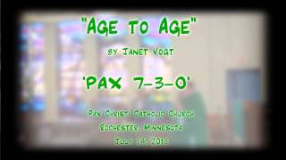  Age To Age Vogt - Pax 7-3-0 