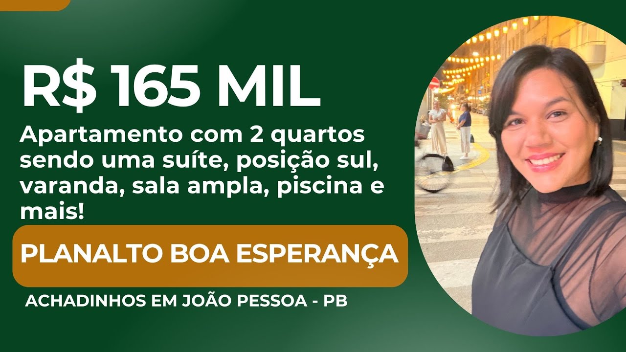 R$ 165 MIL VENDO APARTAMENTO NA ZONA SUL EM JOÃO PESSOA-PB