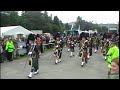 Archive debut for Drum Major Roland Stuart leading the Massed Bands at the 2008 Braemar Gathering