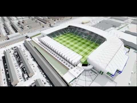 Windsor Park, Belfast. National Football Stadium Development Flyround