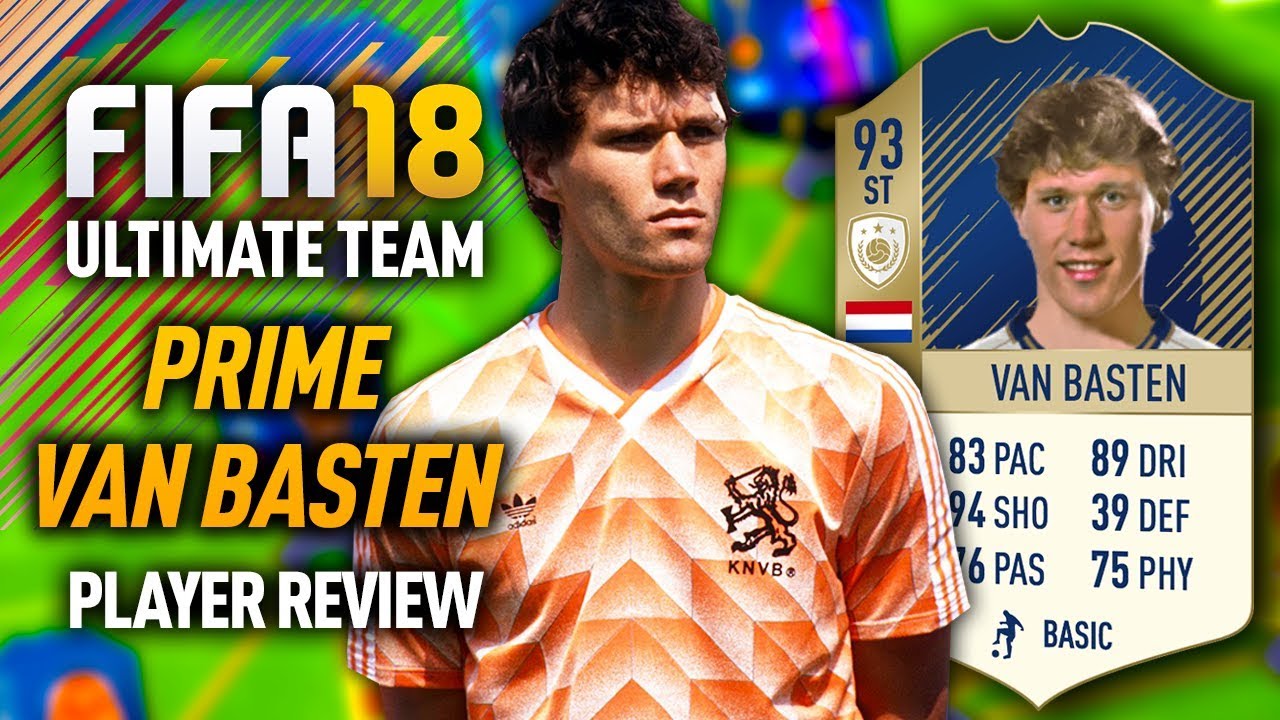 FIFA 18 PRIME VAN BASTEN (93) *ICON* PLAYER REVIEW! FIFA 18 ULTIMATE TEAM!