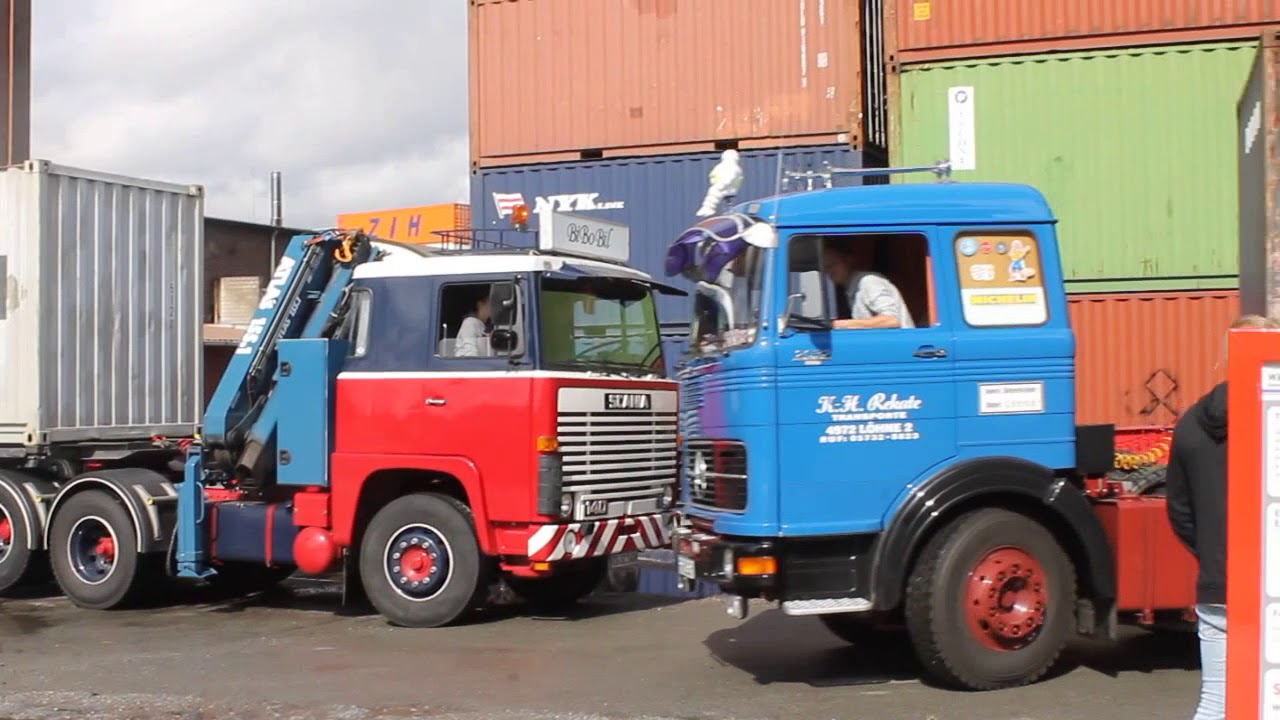 Mount Bank detaljeret Rotere Mercedes-Benz LPS 2032 Rekate bei Historischer Hafenumschlag Hamburg  09.09.2017 - YouTube