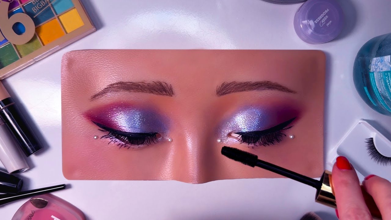 АСМР МАКИЯЖ ДЛЯ ТЕБЯ ✨ ASMR Makeup on mannequin