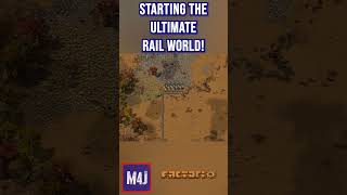 Starting The Ultimate Rail World! #shorts #factorio #gaming
