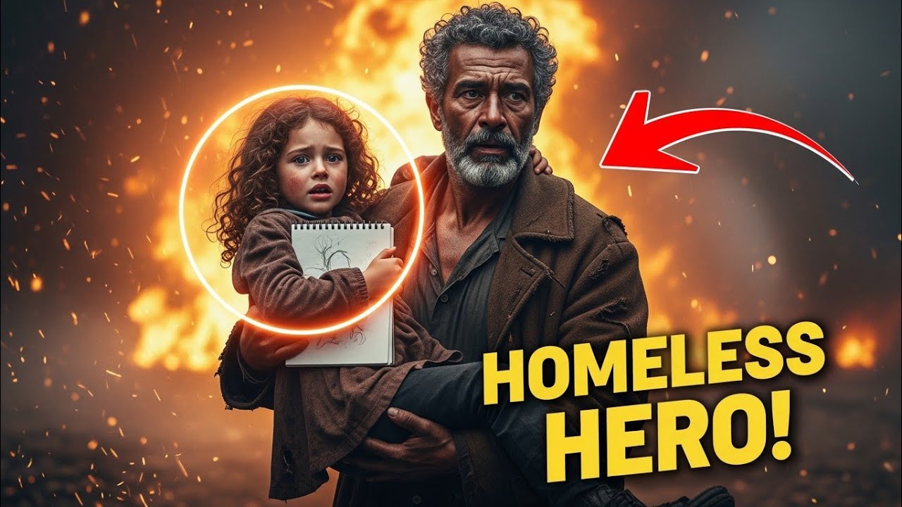 “Homeless Hero Risks His Life to Save Family From Fire 🔥 | Emotional True Story”