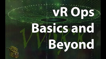 Introduction to vR Ops and this video series