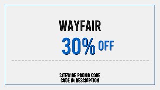 Wayfair Discount Code 2025 May
