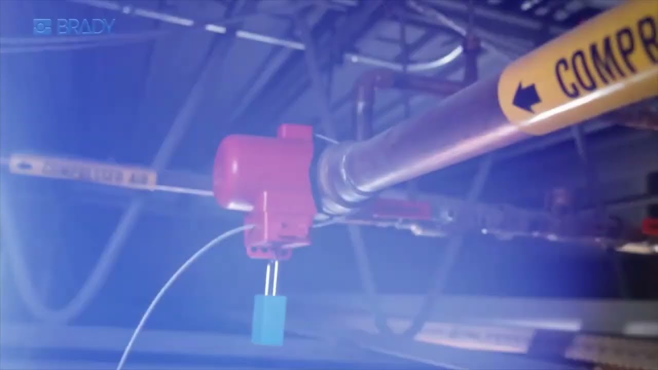 Blokada lockout tagout brady 175644 blokada zaworow bez raczki dzwigni zaworu instrukcja montazu