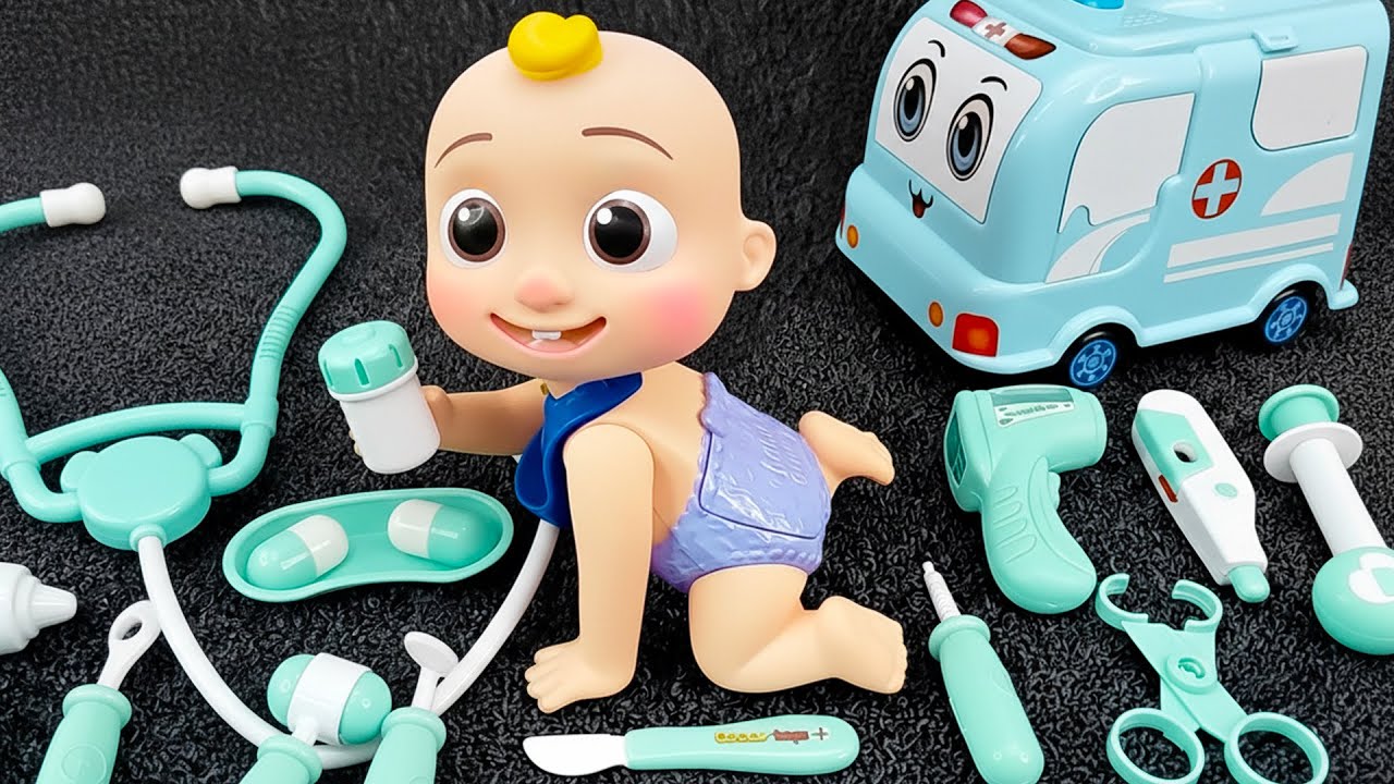 23 Minutes Satisfying with Unboxing Doctor Toys, Pinkfong Ambulance Playset ASMR | Bunny Unboxing