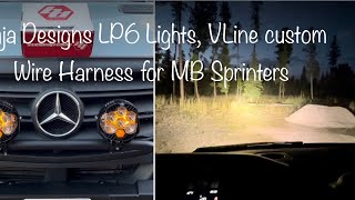 Baja Designs LP6 lights, VLine factory Wire Harness for MB Sprinter by SPQR-Z 1,642 views 9 months ago 14 minutes, 59 seconds