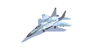 MIG-29 Fulcrum PBR 3D model is now available!