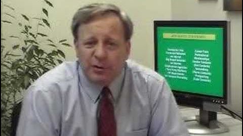 Part 3/13 - Job Search Strategies - Employment Agencies