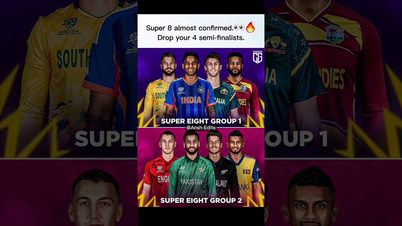 Super 8 Almost Locked 🔥 Who’s Making the Semis? 👀 | T20 World Cup 2026