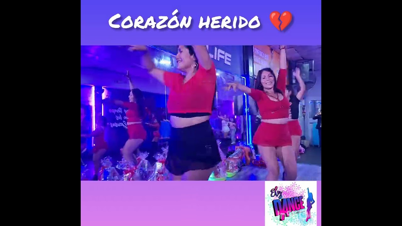 Mi corazón herido - Internacional Yurimaguas - coreografía a cargo de  Miss Ely Lujan
