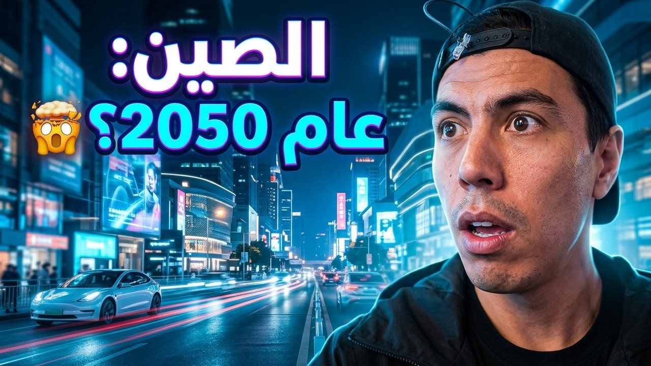 حياة الليل في صين 🇨🇳 مدينة تعيش في سنة 2050! 🤯
