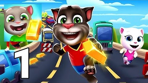 Talking Tom Gold Run - Gameplay Walkthrough Part 1 (iOS, Android)