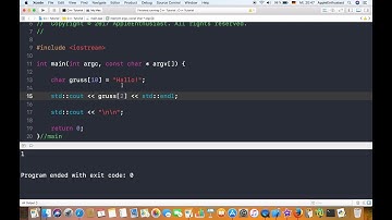 C++ mit Xcode programmieren - Variablen vom Typ string