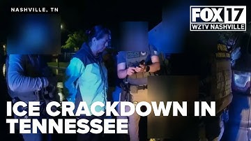 Body cam video uncovered: Inside look at ICE crackdown in Nashville