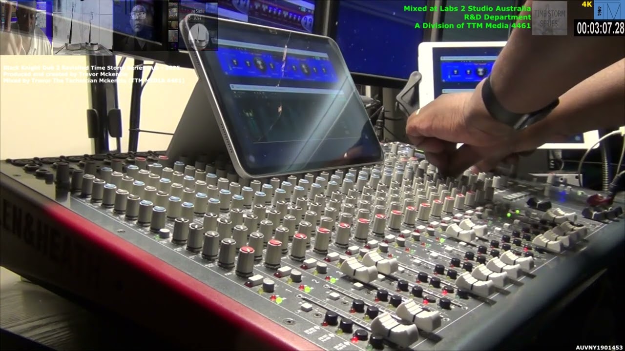 Black Knight Dub 2 Revisited Time Storm Series Dub - Live Dub Mixing - Allen and Heath ZED R16