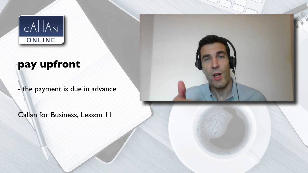 Pay upfront - Business English with Callan Online