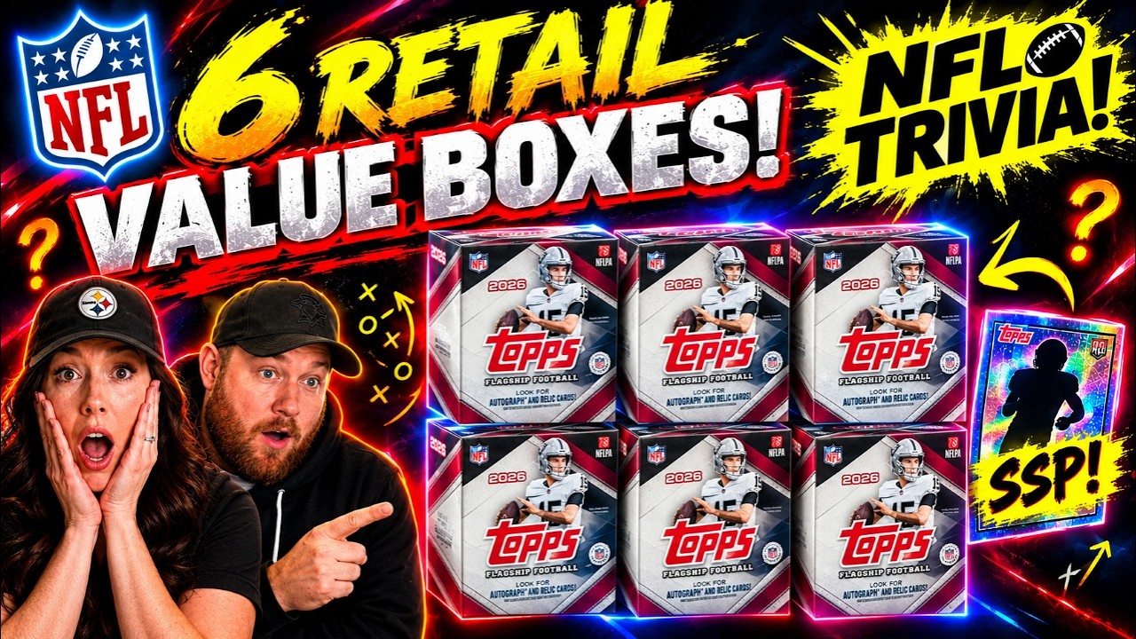 6 VALUE BOXES! Is 2026 Topps Flagship Football Worth It?