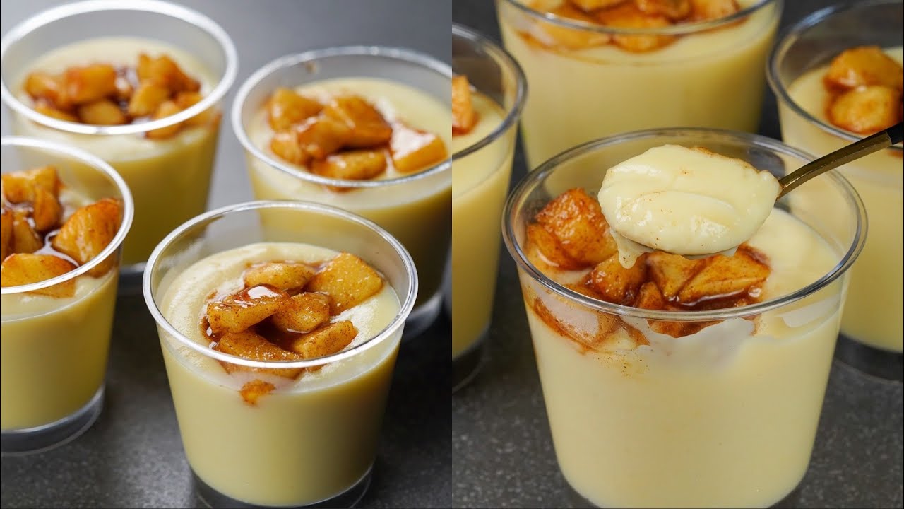 If You Have 2 Apples,  Make This Delicious Dessert Cup | Creamy & Easy Apple Dessert Recipe | N&