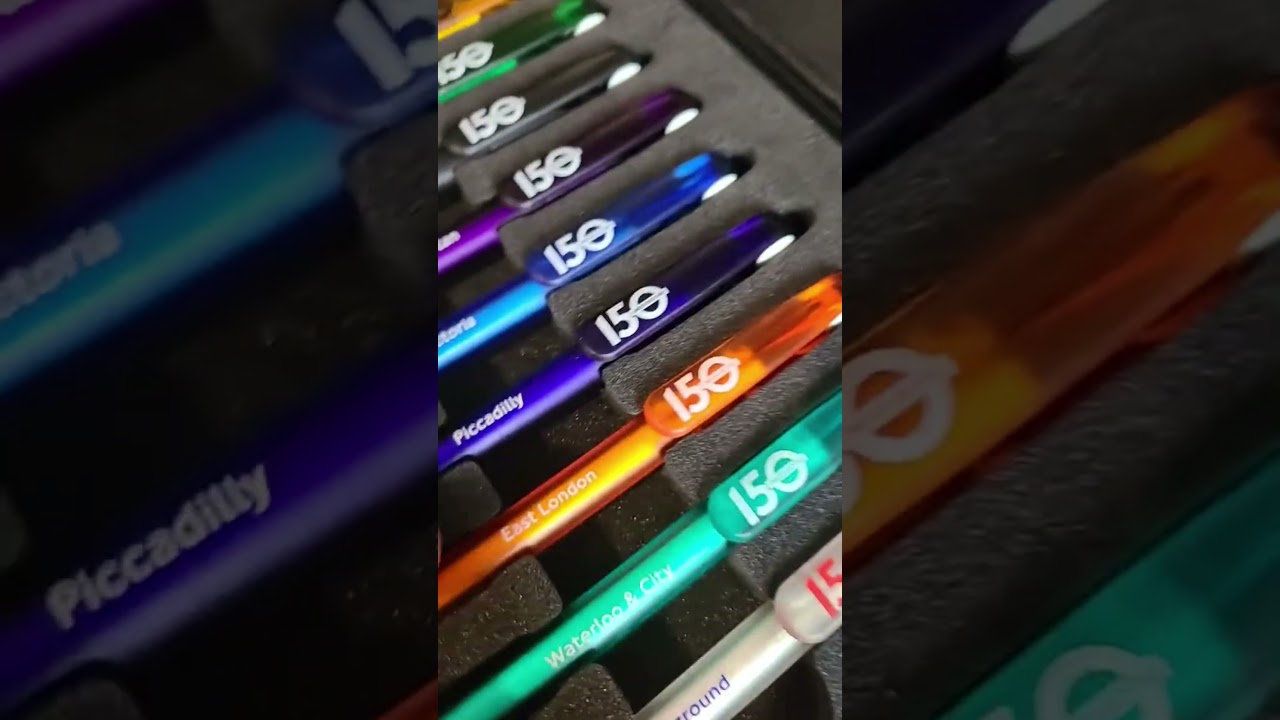 Keeping London moving 150th anniversary pen set #tfl  #Londonunderground #transportforlondon