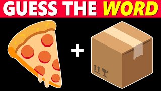 Guess the WORD by EMOJI | Easy, Medium & HARD 🤯