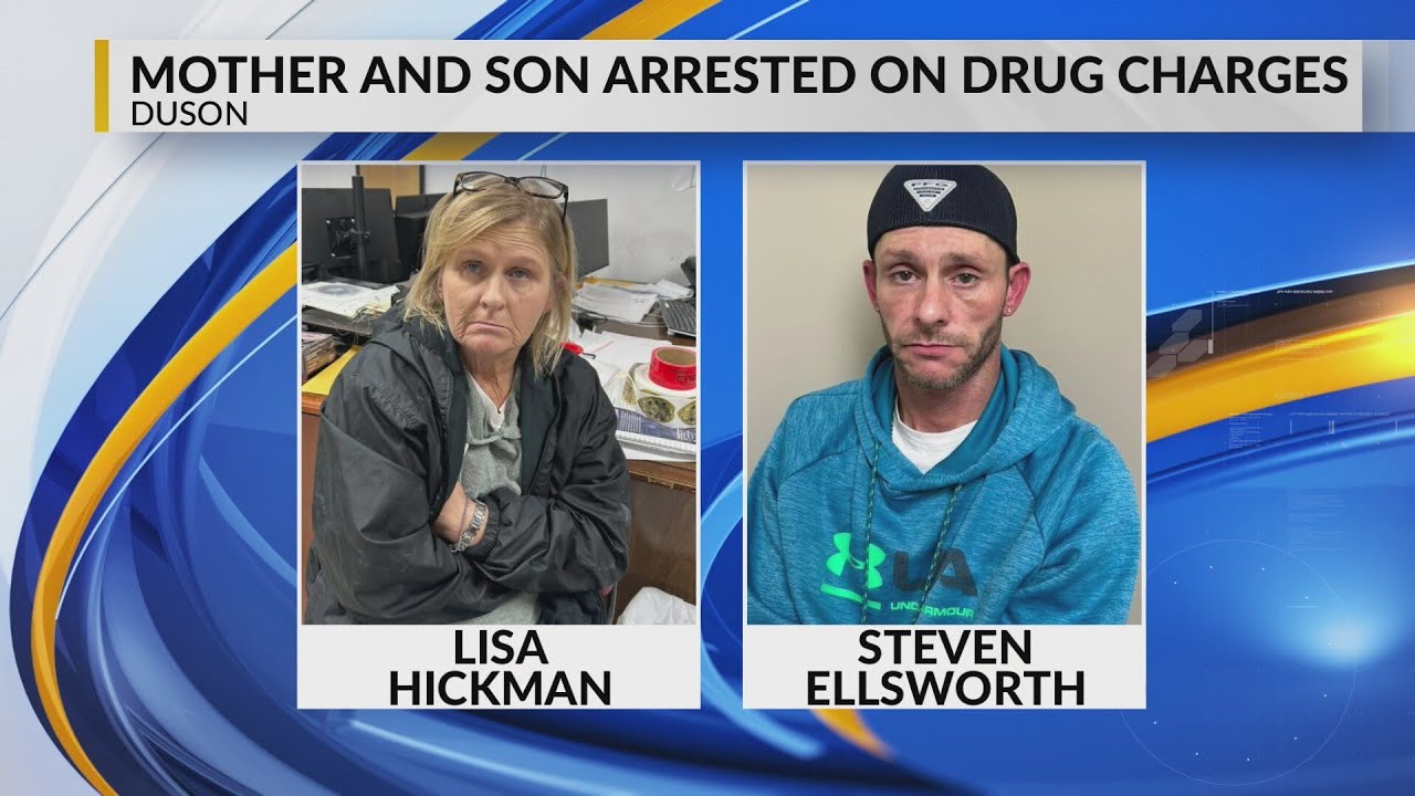 Tennessee mother and son arrested on drug charges in Duson - YouTube