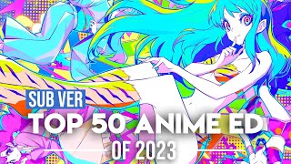 Top 50 Anime Endings of 2023 (Subscribers Version)