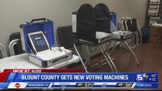 Blount County gets new voting machines