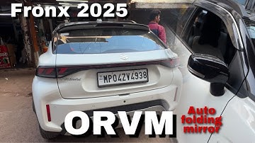 Maruti suzuki Fronx 2025 | ORVM installation | auto folding mirror | socket to socket