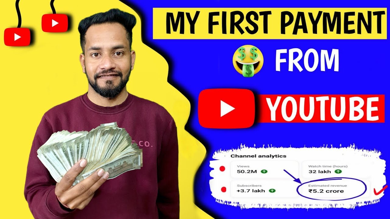 My First Payment From Youtube🥰 || My Youtube Earning - YouTube