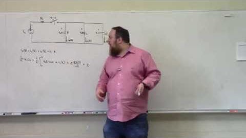 ELEN 223 - Lecture 7 - Transient Analysis of Parallel RLC CIrcuits