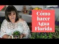 CÓMO HACER AGUA FLORIDA CASERA 🌷🌼🌺