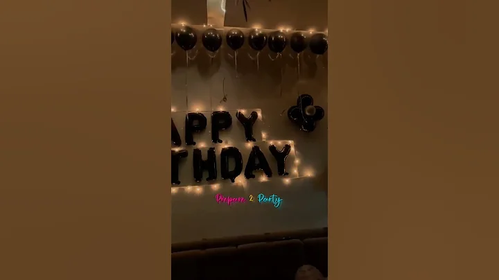 Simple Birthday Decoration by Prepare 2 Party 📲Call : 8370863809 I 9609891276