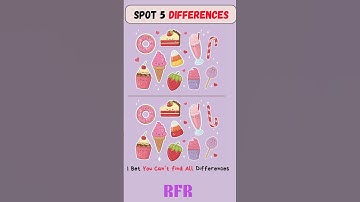 Spot 5 Differences #shorts #shortsfeed #puzzlegames #spotthedifferenceforkids #short