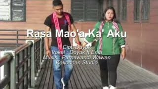 lagu dayak rasa mao.a Kao ka aku Doyok Caenel feat erlia official musik video