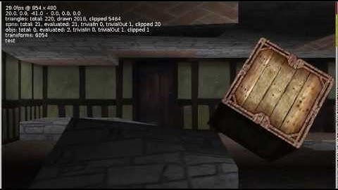 Demo of an early version of my 3D Engine in Java