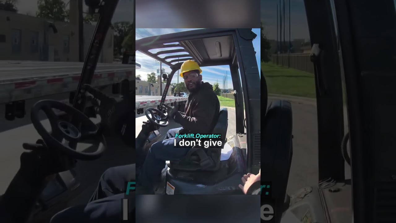 Forklift Driver Refuses to Move
