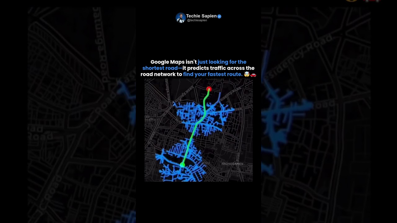 How Google Maps Finds the Fastest Route in Seconds 🤯 | Google Maps Algorithm Explained