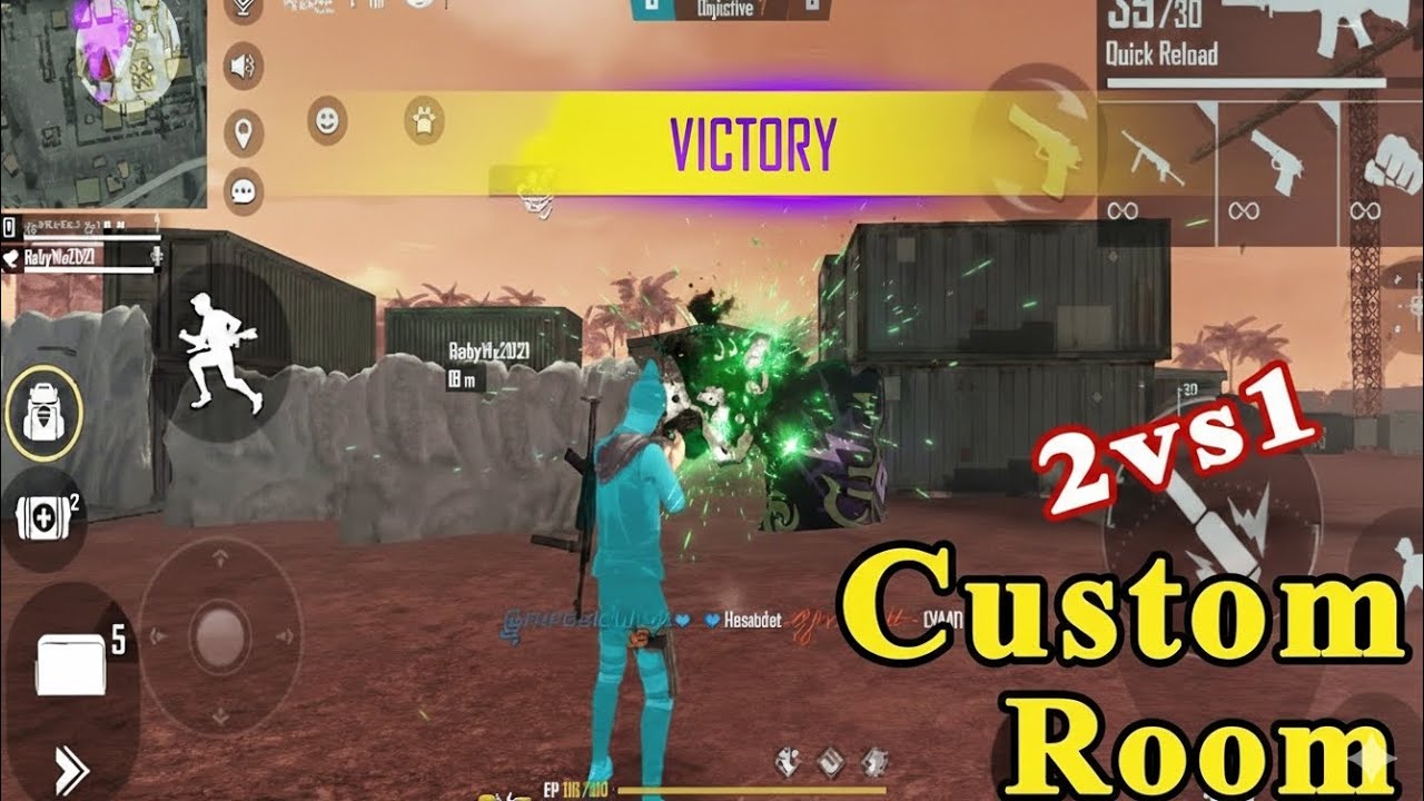 “Intense Free Fire Custom Room Match | Full Action Gameplay | BOOYAH ...