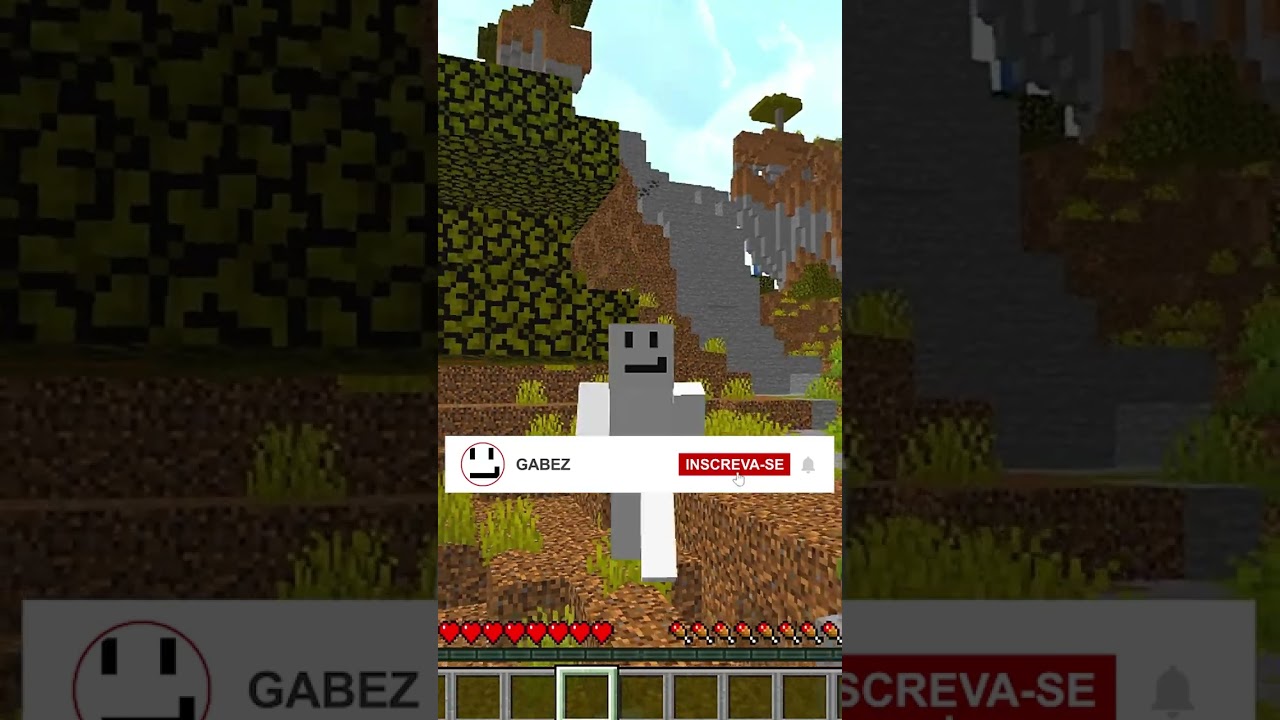 Uma IA Me Desafiou No Minecraft #minecraft #shorts #gabez100k