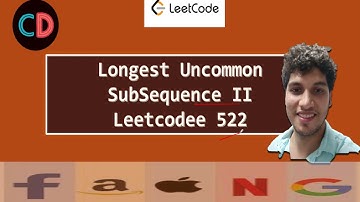 Longest Uncommon Subsequence II | Leetcode 522 | Live Coding session 🔥🔥🔥🔥