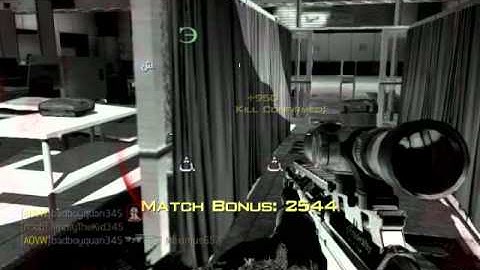 MW3 Best MSR  Last Kill Cam QS Ever