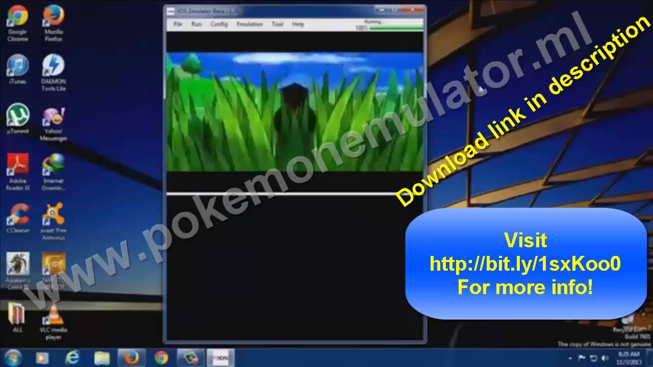 Pokemon X and 3DS emulator ROM files Updated September 2014 No Survey - YouTube