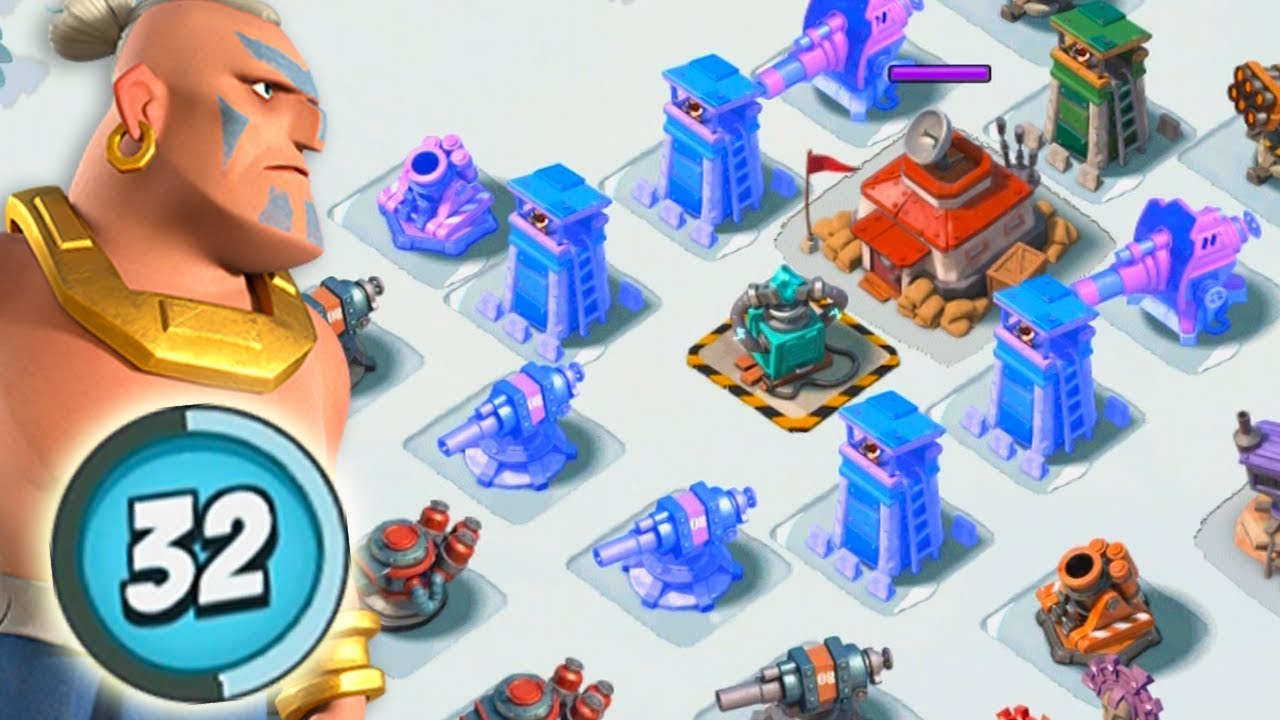 DEFEATING Players 10+ Levels Higher than me in Boom Beach!