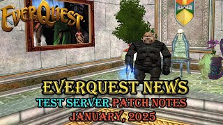 Everquest Test Server January 2025 Patch Notes